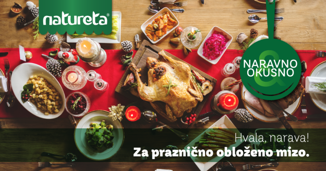 Hvala, narava! Za praznično obloženo mizo.